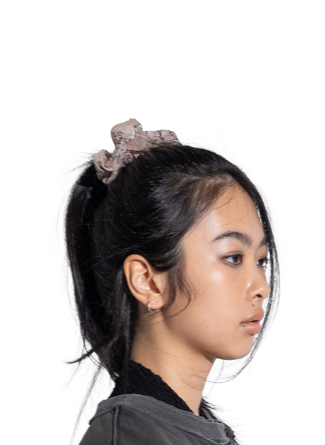 Vintage Fabric Scrunchie 詳細画像 Beige 1