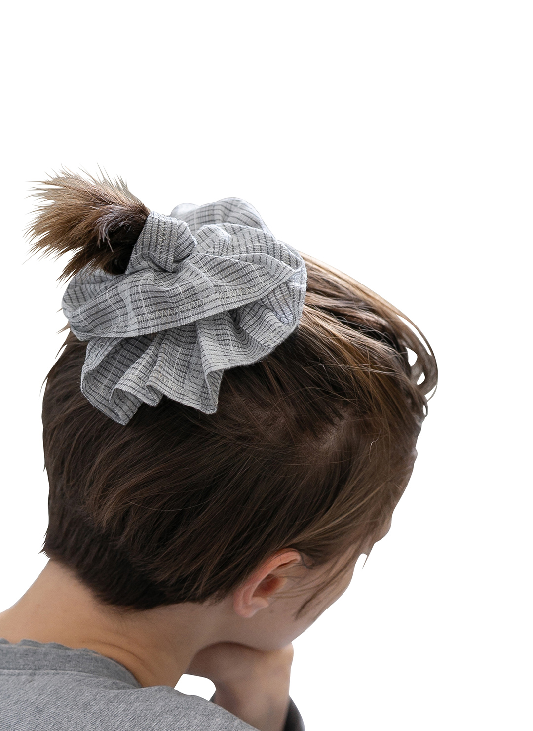 Vintage Fabric Scrunchie