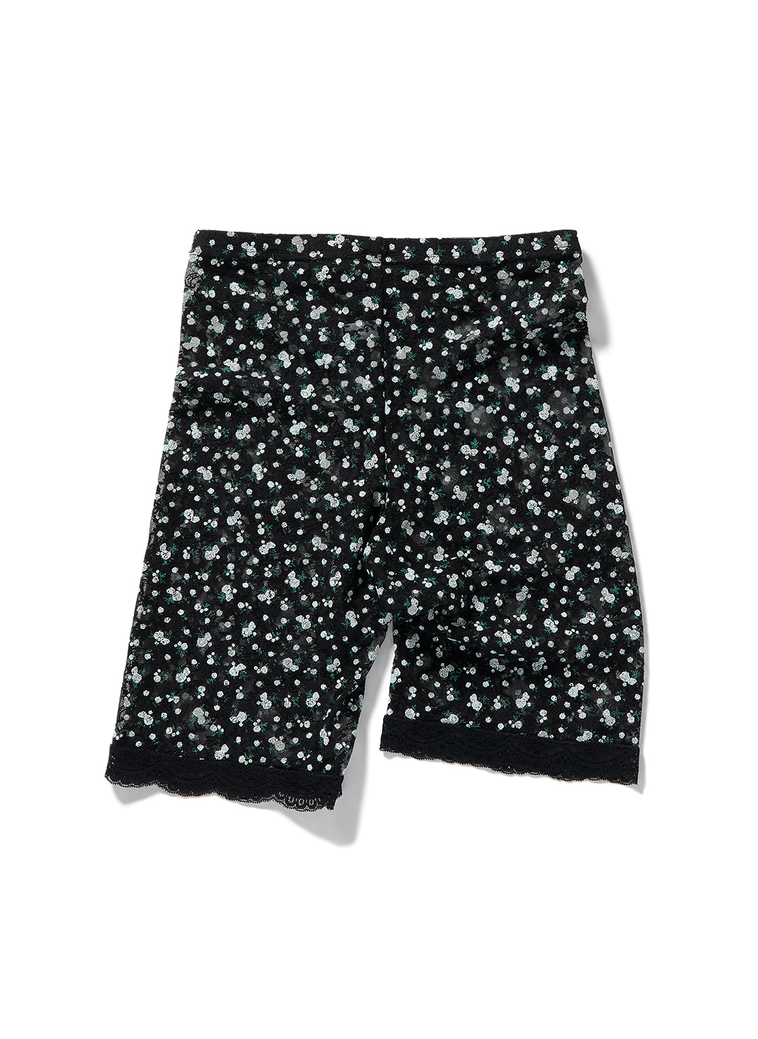 Lace Trim Shorts 詳細画像 Black 2