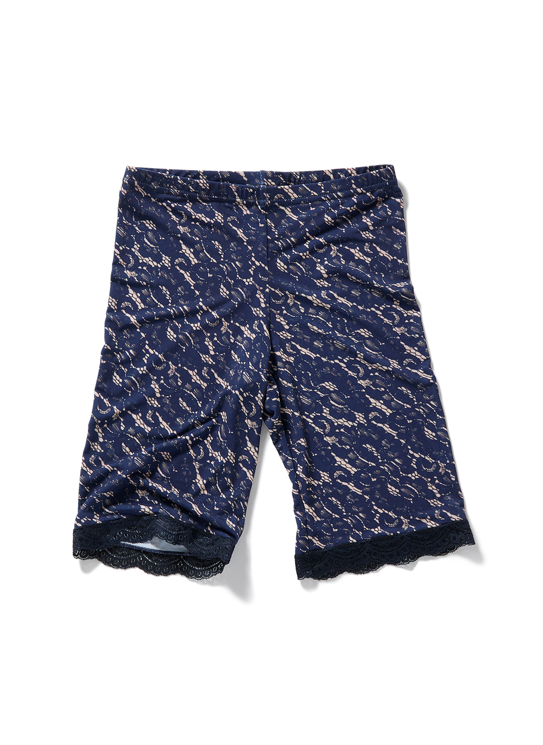 Lace Trim Shorts 詳細画像 Navy 1