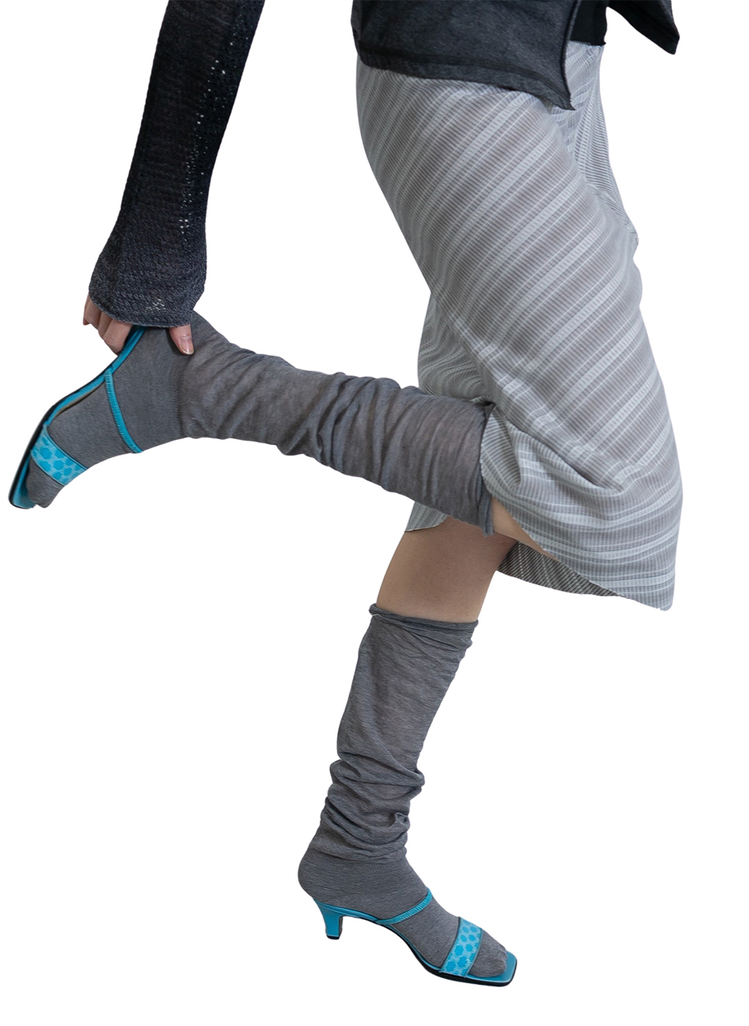 Melted Stitches Sox 詳細画像 Gray 1