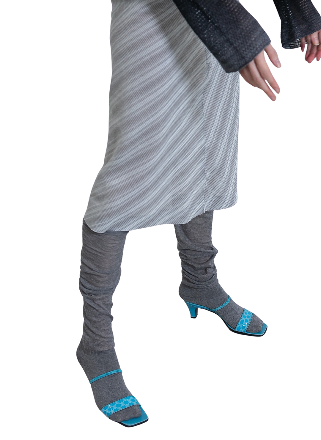 Melted Stitches Sox 詳細画像 Gray 2