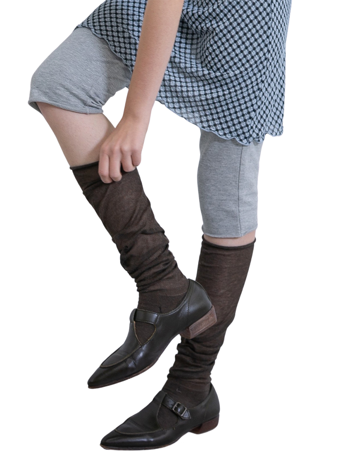 Melted Stitches Sox 詳細画像 Brown 1