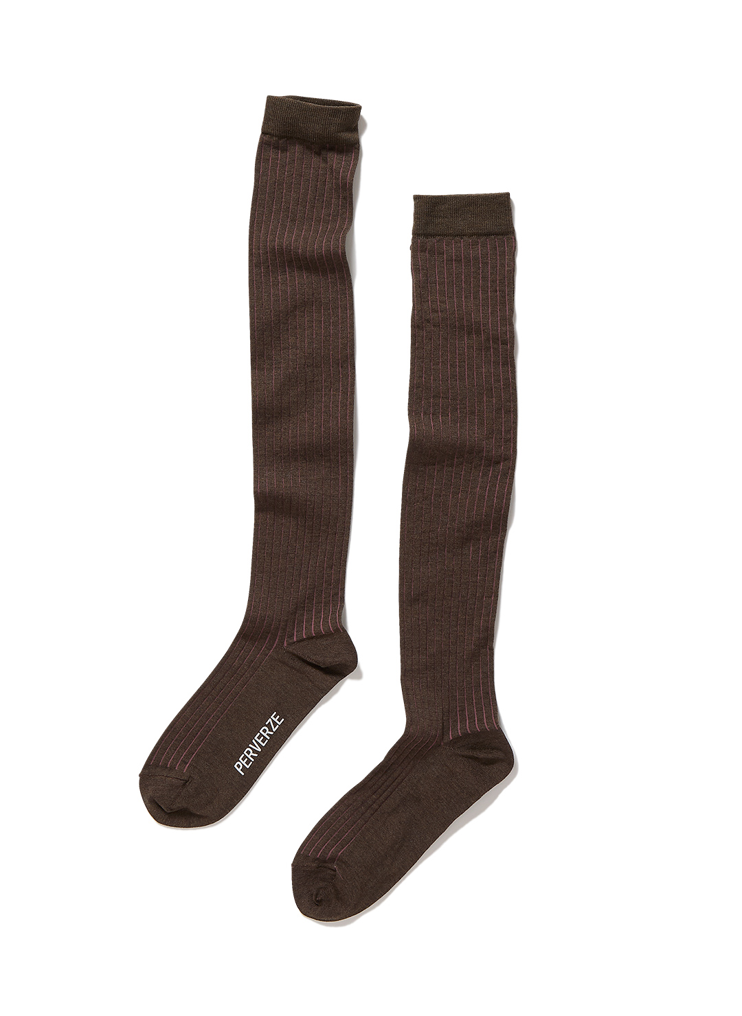 Cotton Sheer Rib Sox 詳細画像 Brown 1