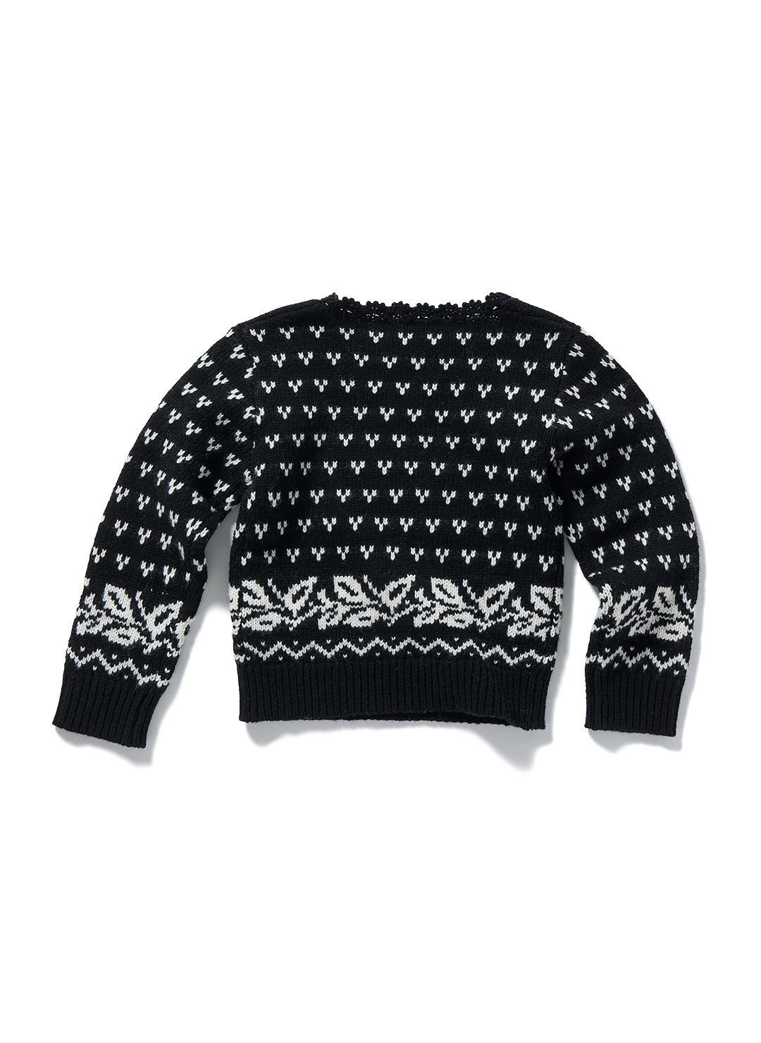 Birds Eye Tiny Knit 詳細画像 Black 2