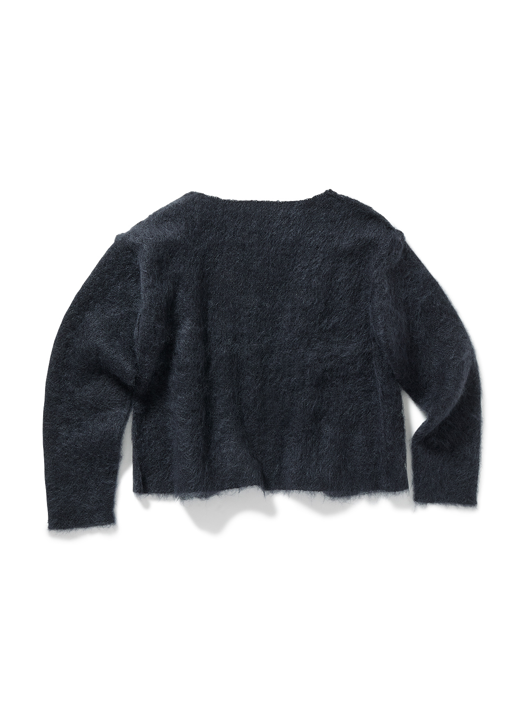 Wide Slit Argyle Line Cardigan 詳細画像 Gray 2