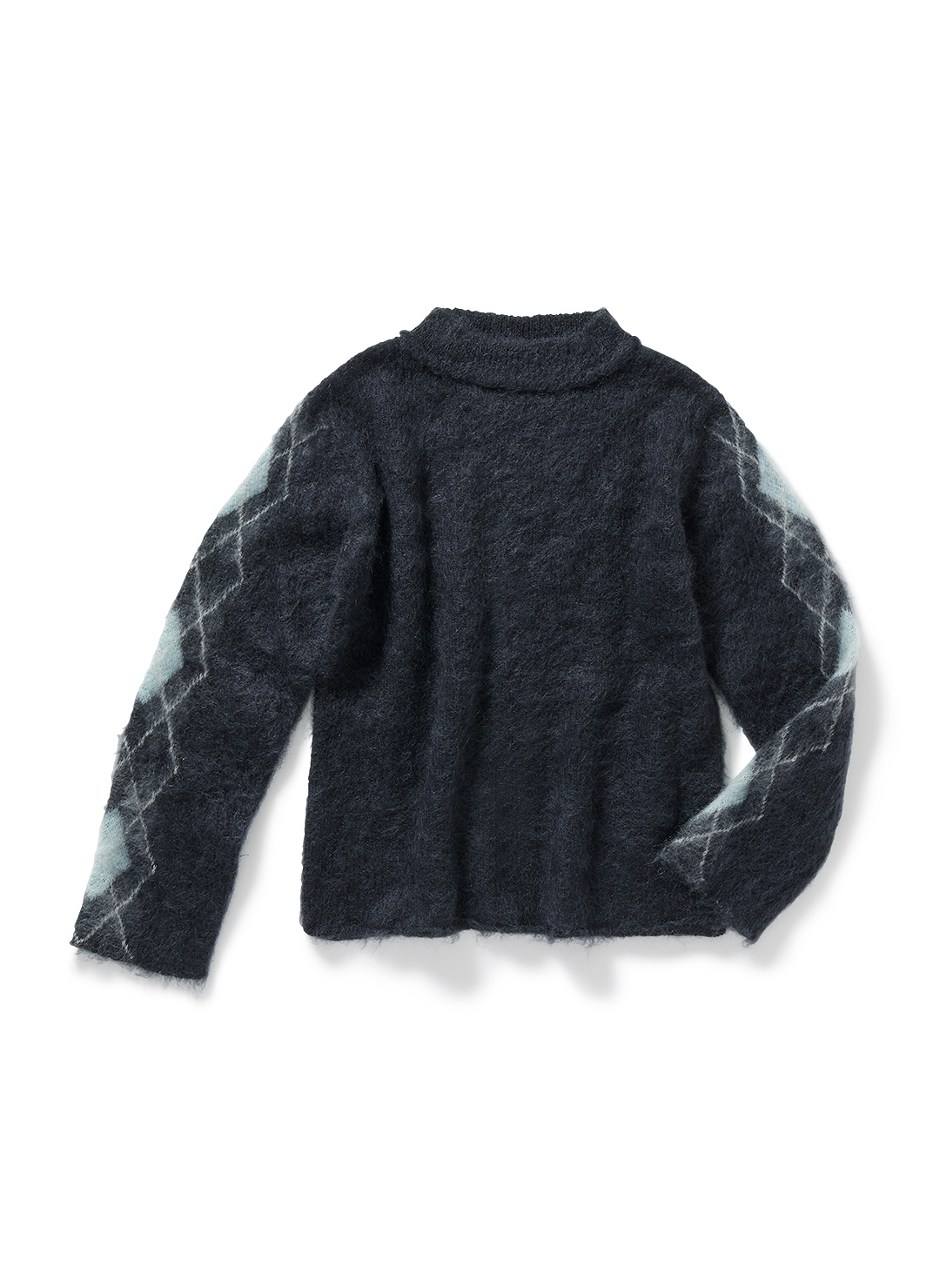 Argyle Line Knit Top