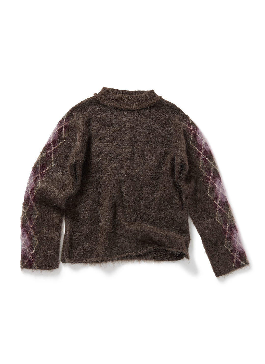 Argyle Line Knit Top