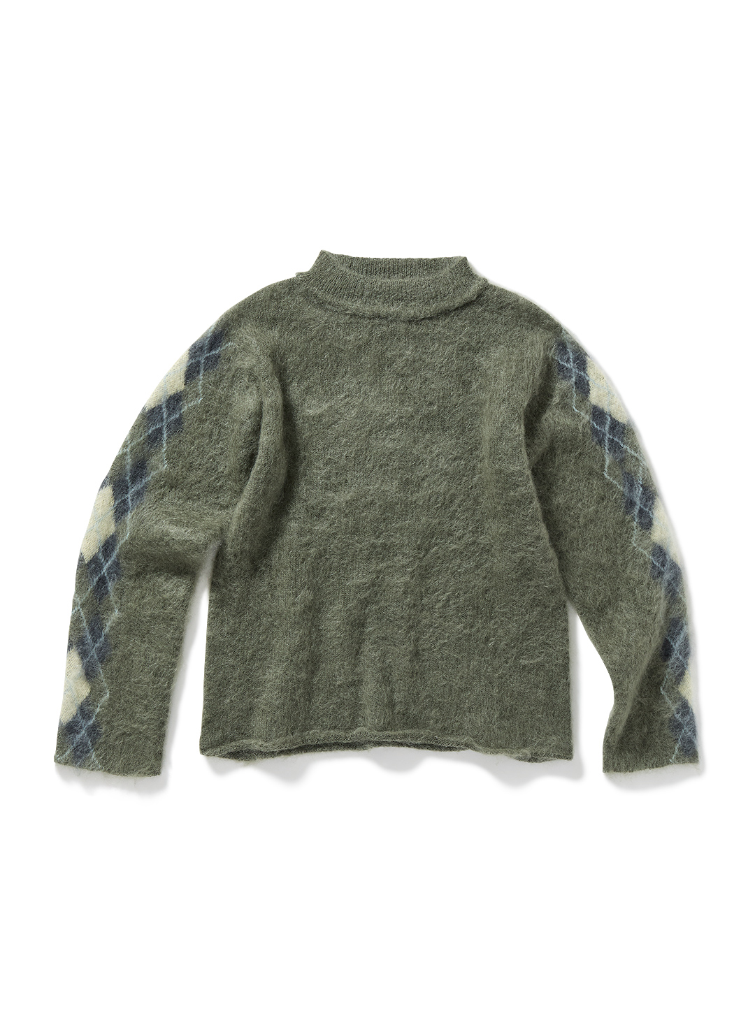 Argyle Line Knit Top
