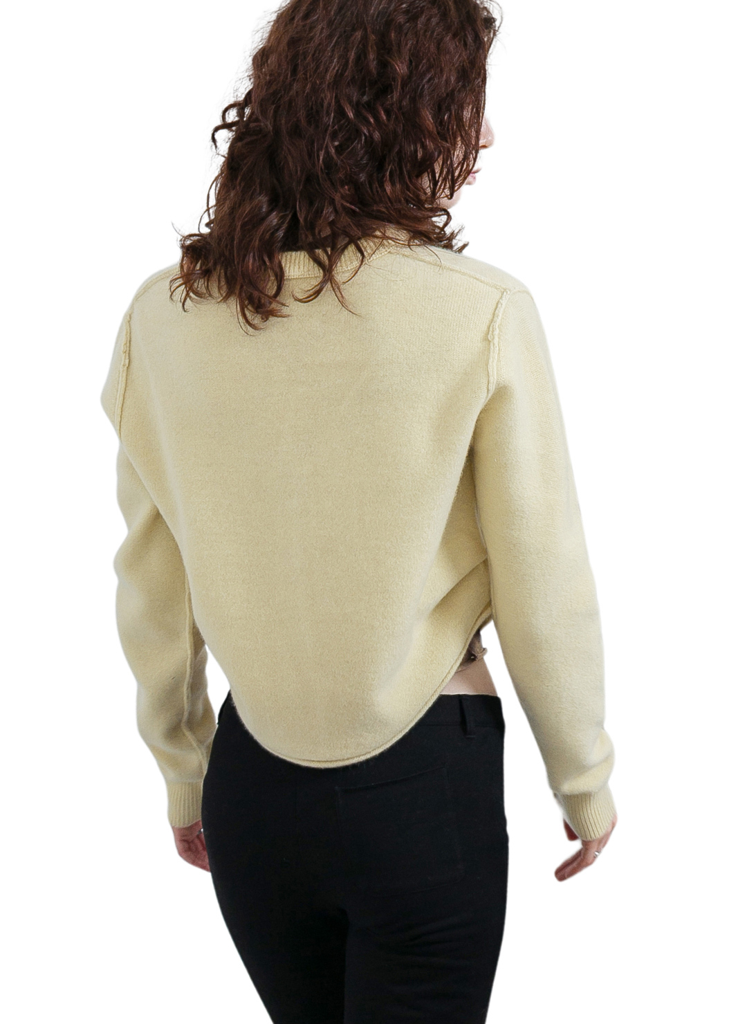 Side-Tuck Knit Cardigan 詳細画像 Cream 2
