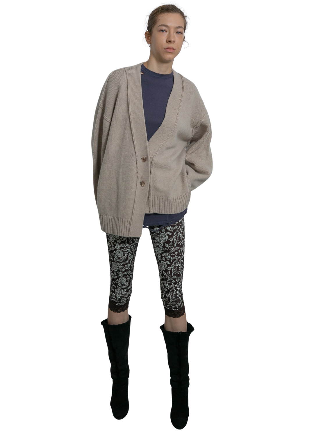Bulk Knit Cardigan 詳細画像 Beige 2