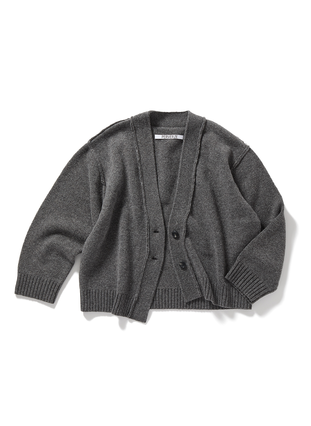 Bulk Knit Cardigan 詳細画像 Gray 1