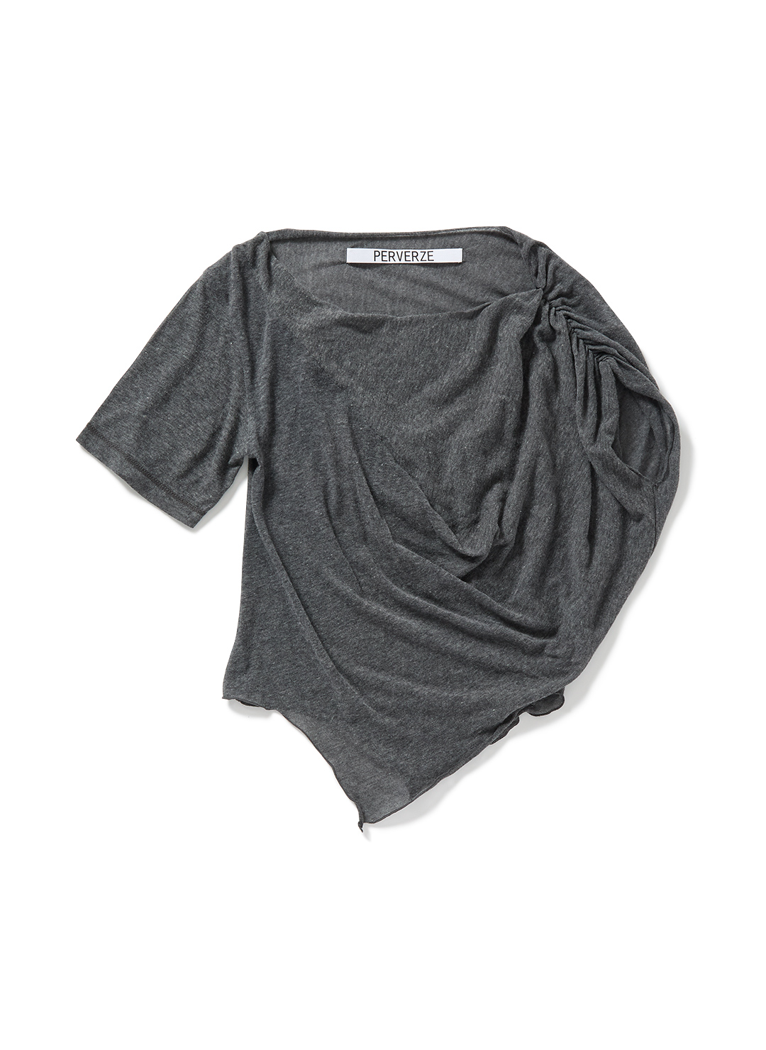 Remade Draped T-Shirt 詳細画像 Gray 1
