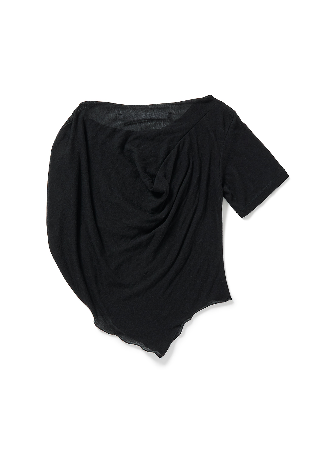 Remade Draped T-Shirt 詳細画像 Black 2