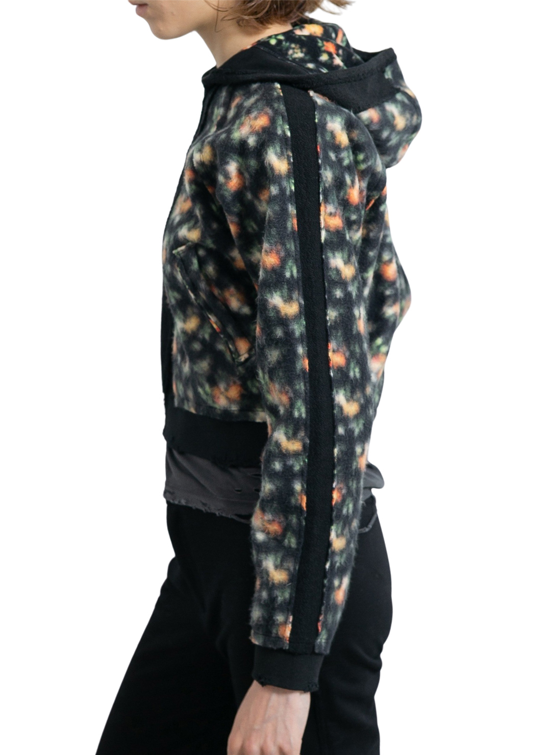 Floral Hoodie 詳細画像 Black 2