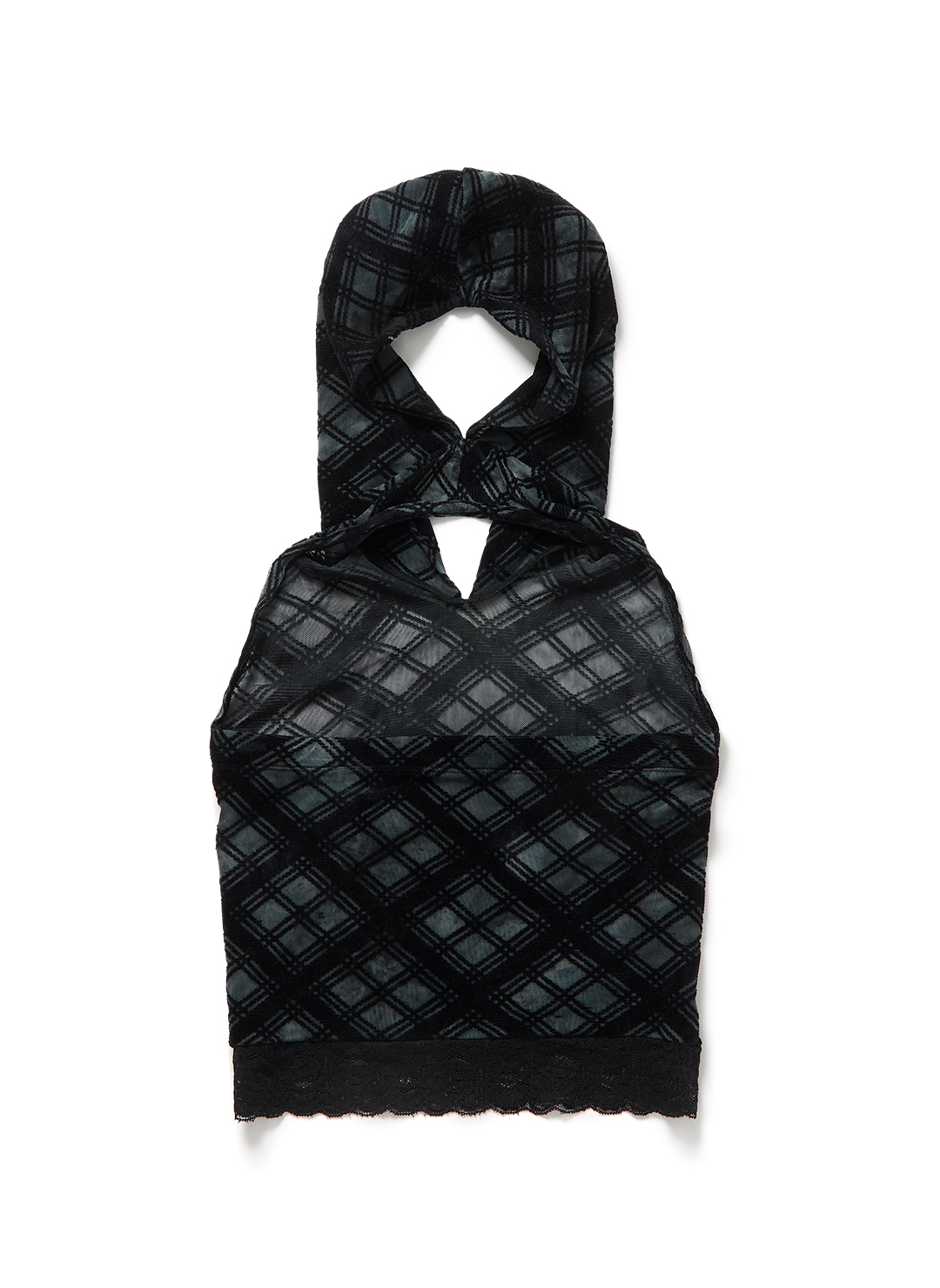 Hood Open-Back Top 詳細画像 Black 2