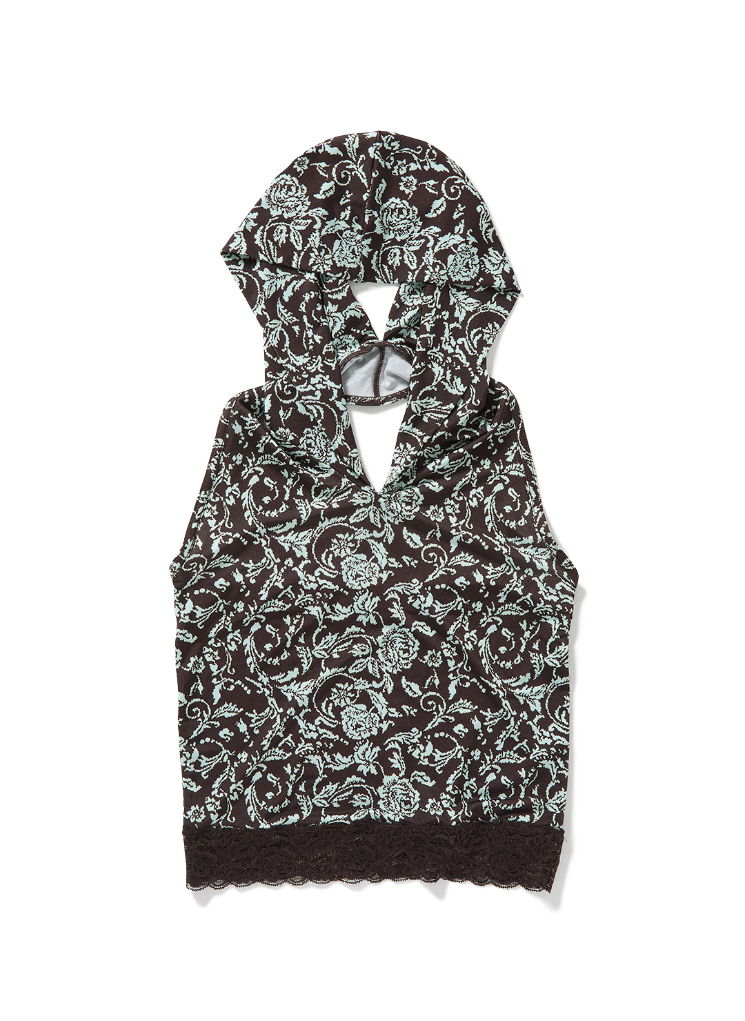 Hood Open-Back Top 詳細画像 Brown 1