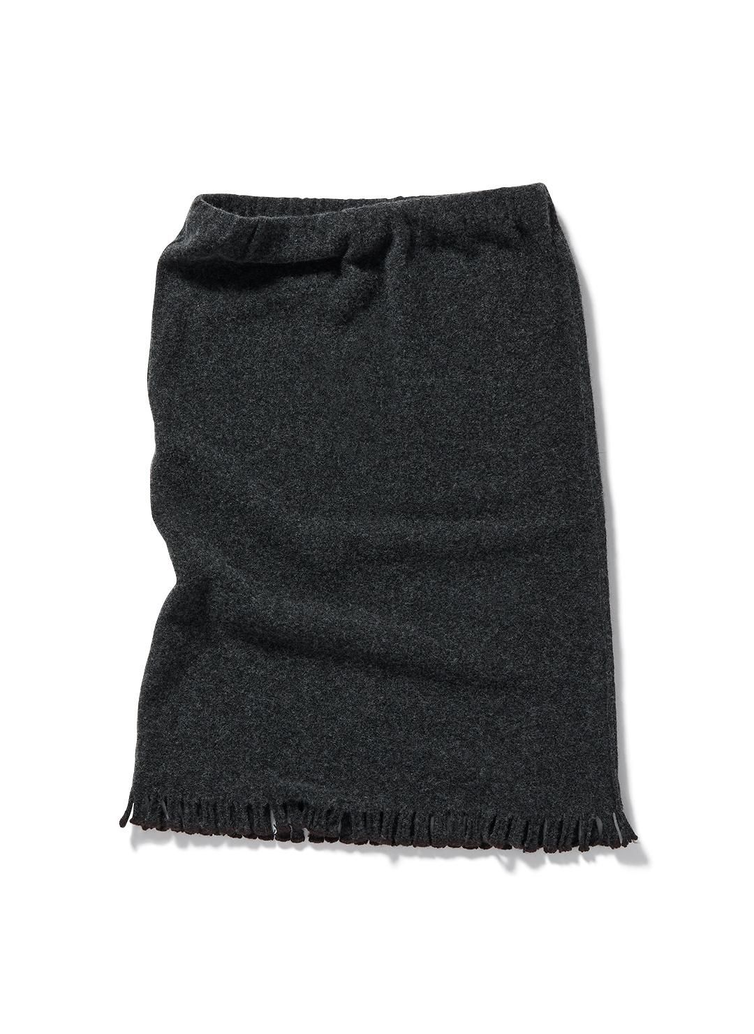 Mini Fringe Knit Skirt 詳細画像 Gray 2