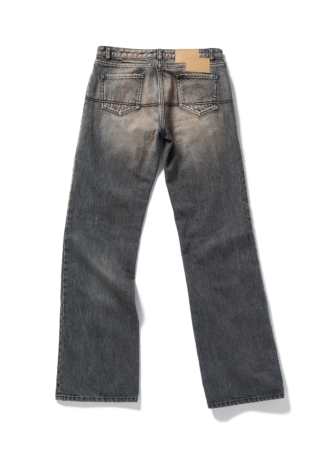 Low-Rise Slim-Wide Denim  詳細画像 Black 2