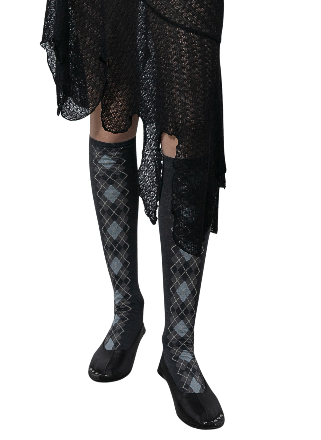 Argyle Line Sox 詳細画像 Gray 1
