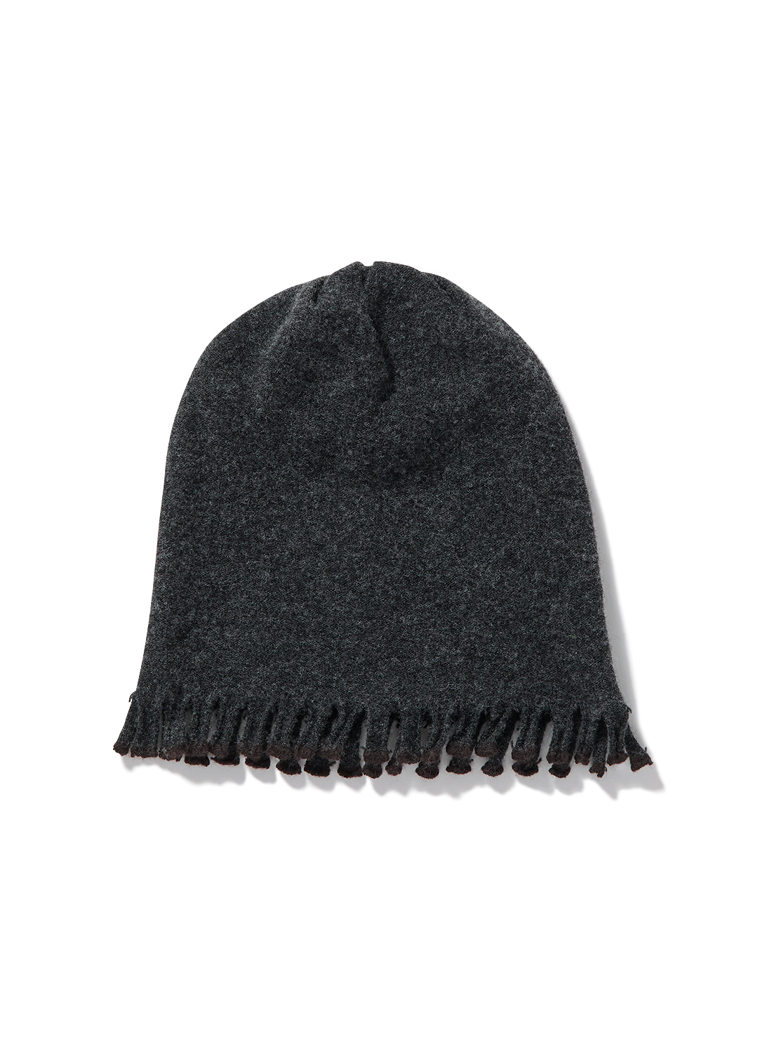 Mini Fringe Knit Cap 詳細画像 Gray 1